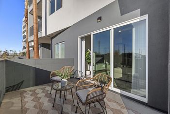 Large patio or balcony
